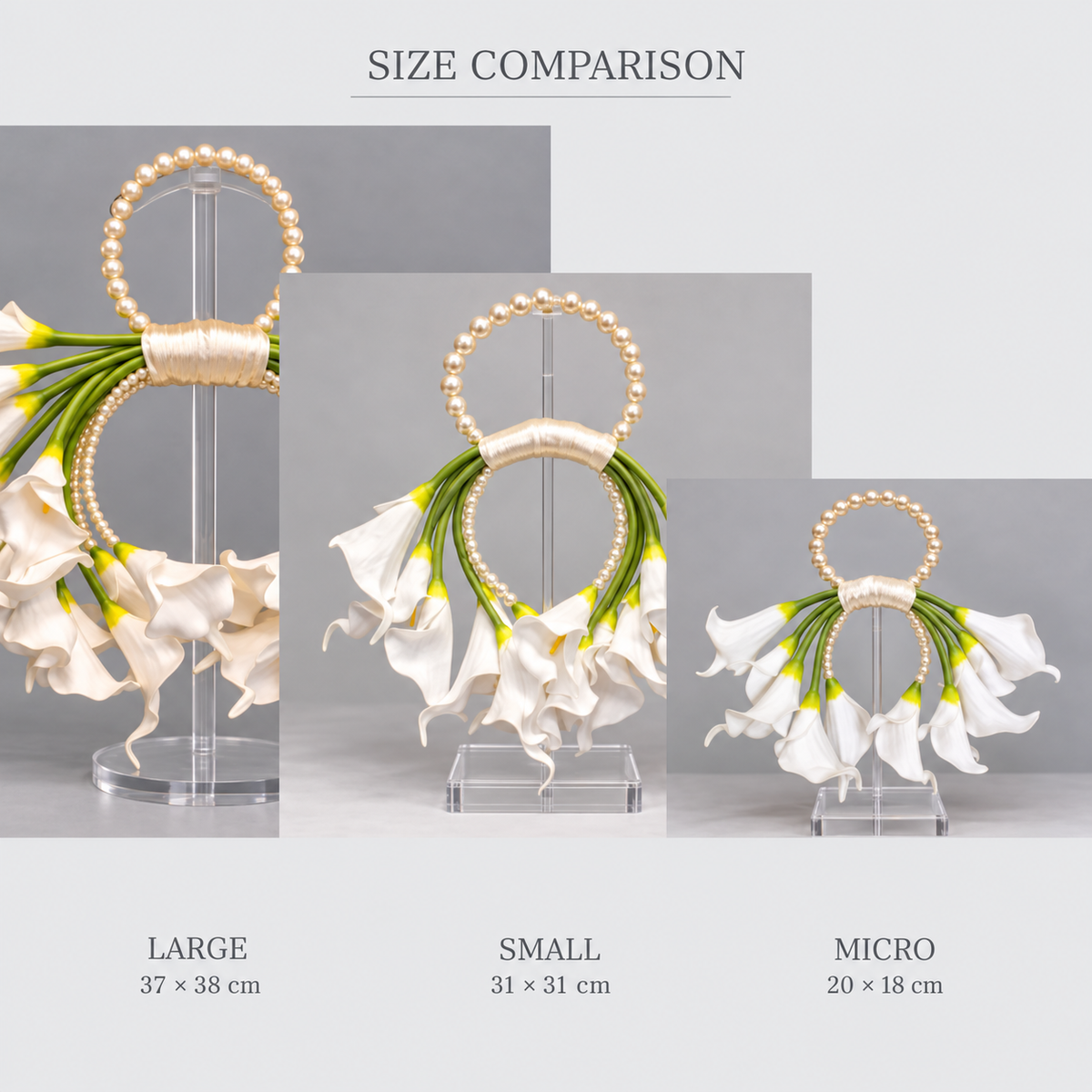 Ari beaded pearl bridal bouquet