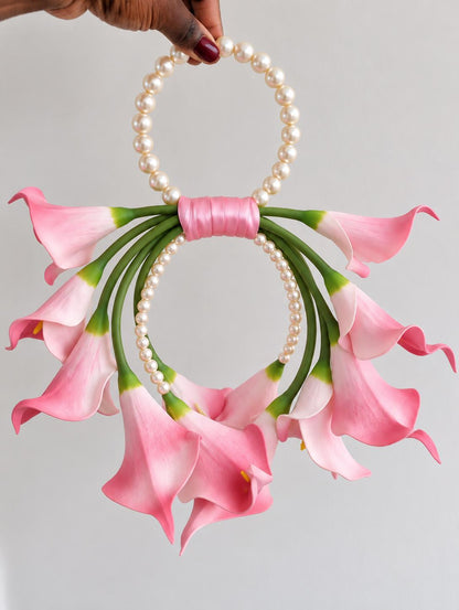 Ari beaded pearl bridal bouquet