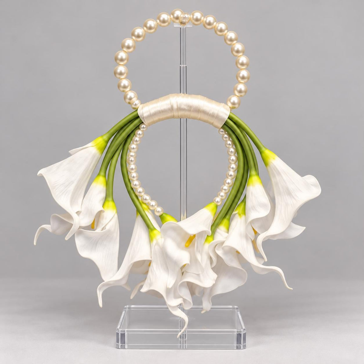 Ari beaded pearl bridal bouquet