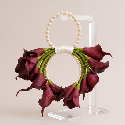 Ari beaded pearl bridal bouquet